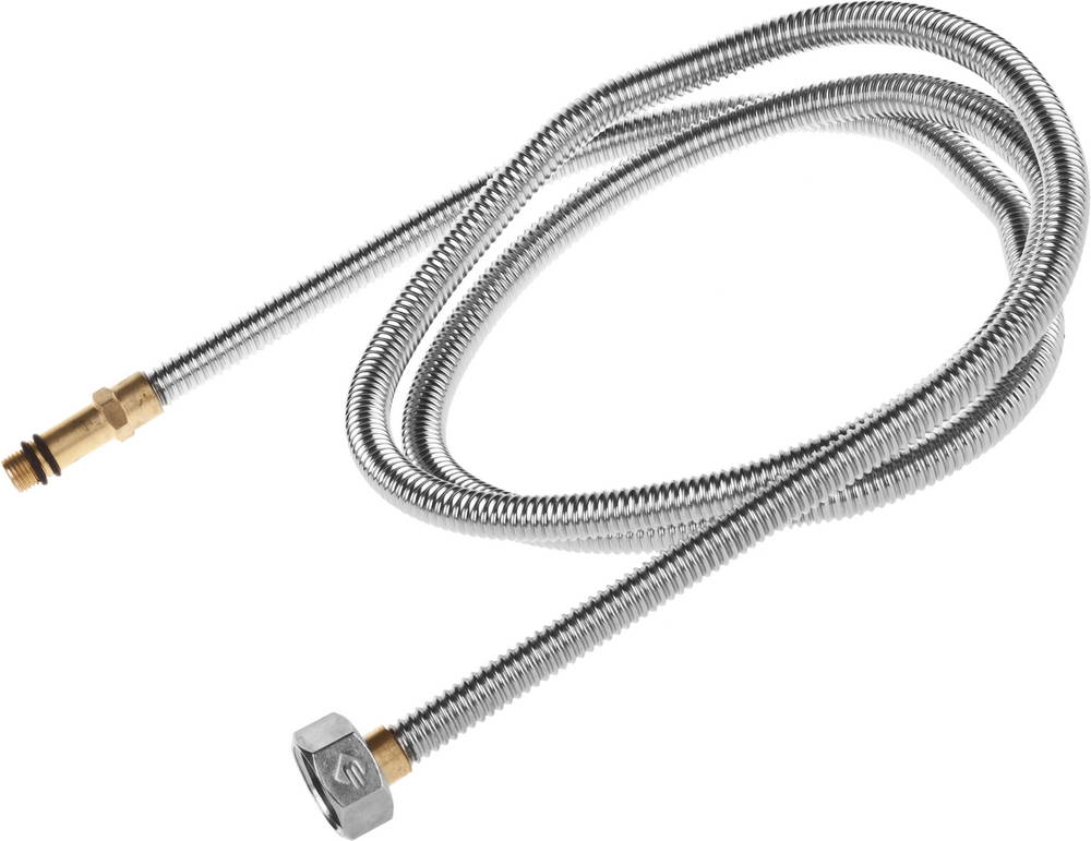 ЗУБР 1/2″, 1.5 м, гайка-штуцер, сильфонная подводка для смесителей с удлиненным штуцером (51013-150)