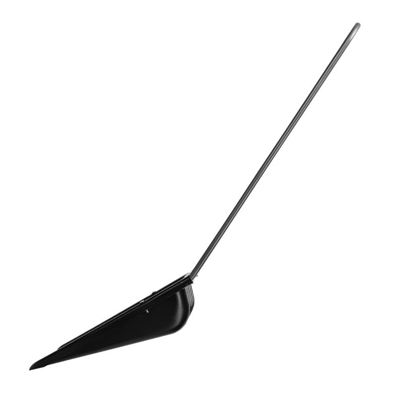 Движок для уборки снега пластиковый, 695 х 540 х 1460 мм, стальная рукоятка, Сибртех (615935)