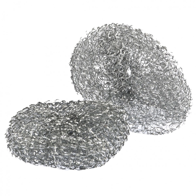 Скраб для посуды, 2 шт, металлический, Elfe (92370)