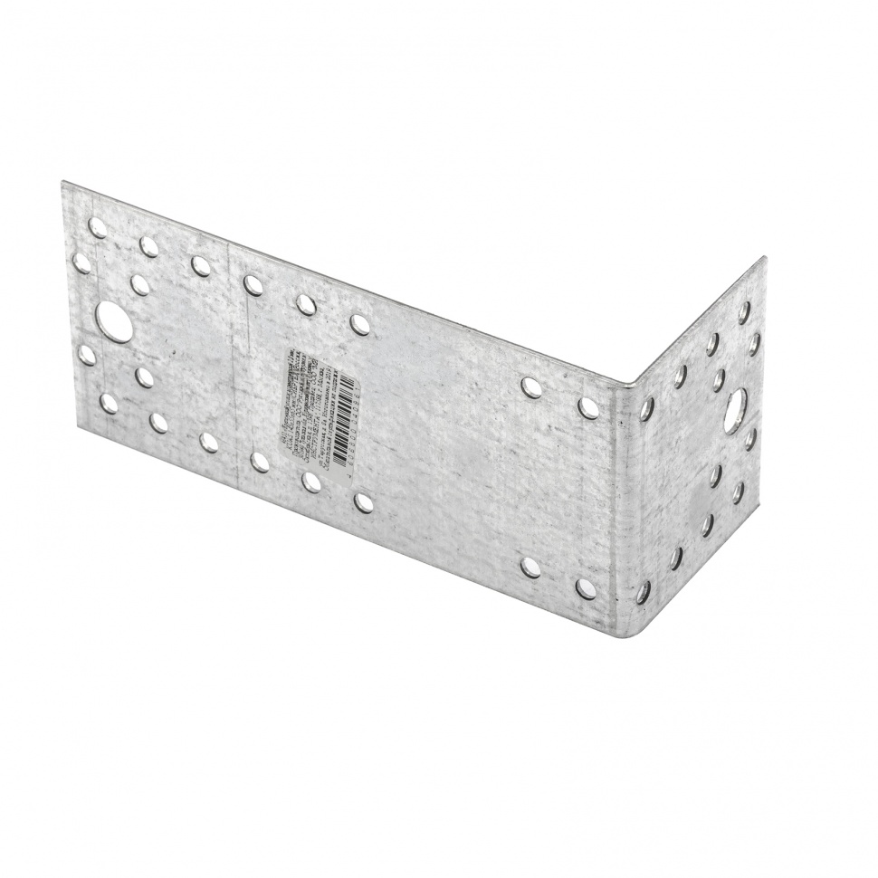 Крепежный уголок ассимичный 1.7 мм, KUAS 145 х 55 х 65 мм Сибртех (46451)