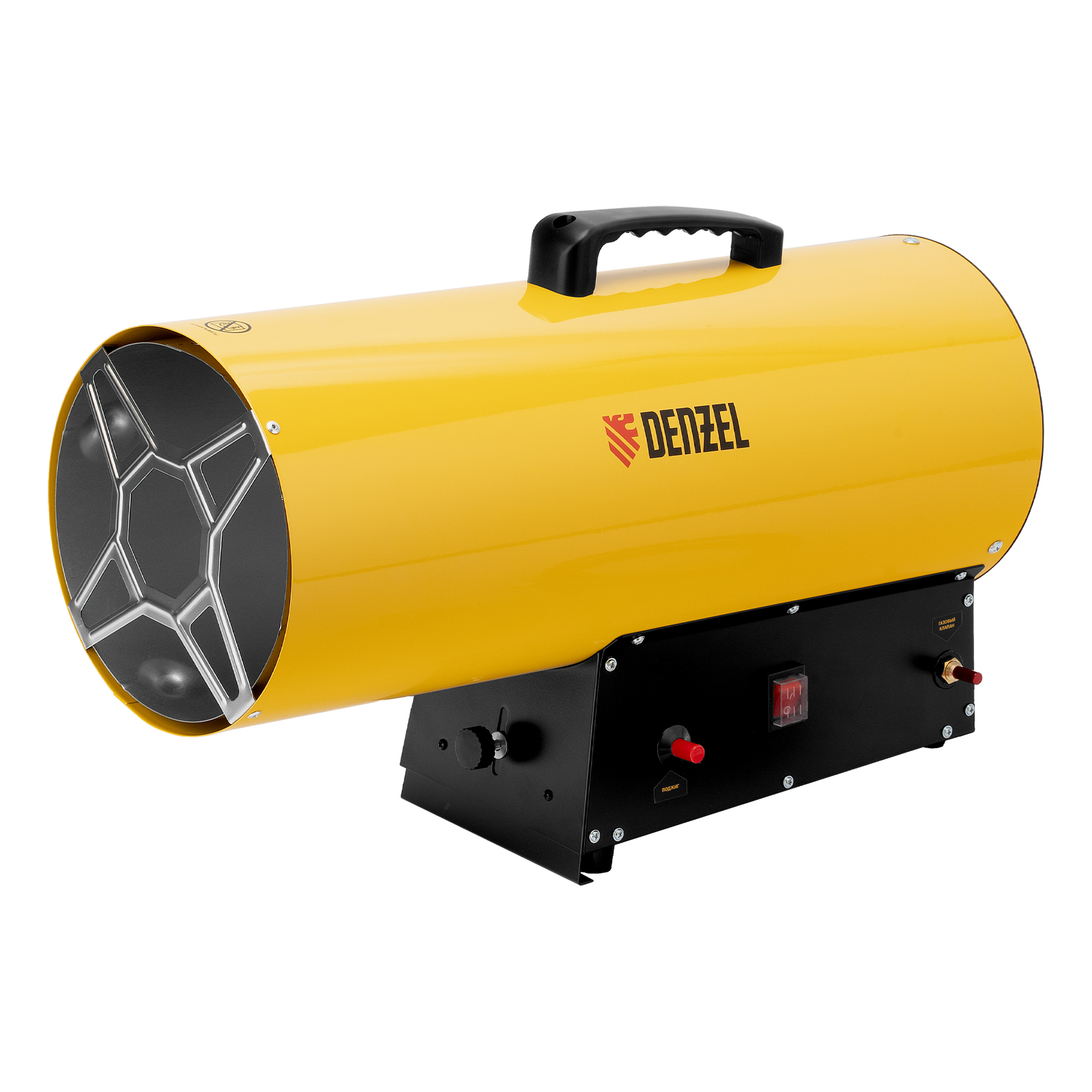 Газовая тепловая пушка GHG-50, 50 кВт, 1400 м3/ч, пропан-бутан Denzel (96480)