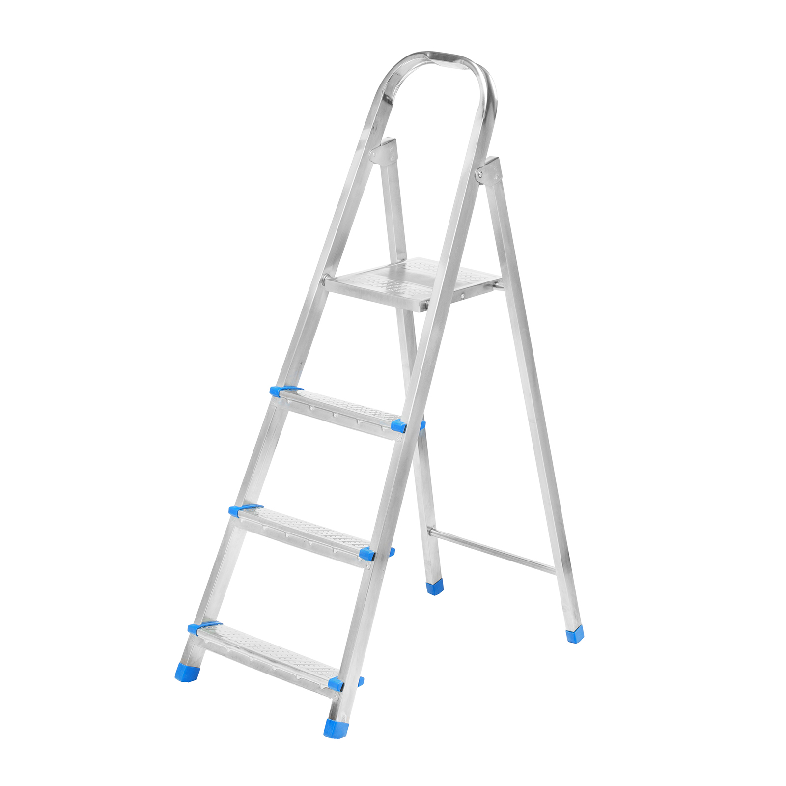 Стремянка, 4 ступени, стальная, оцинкованная Сибртех (97836)