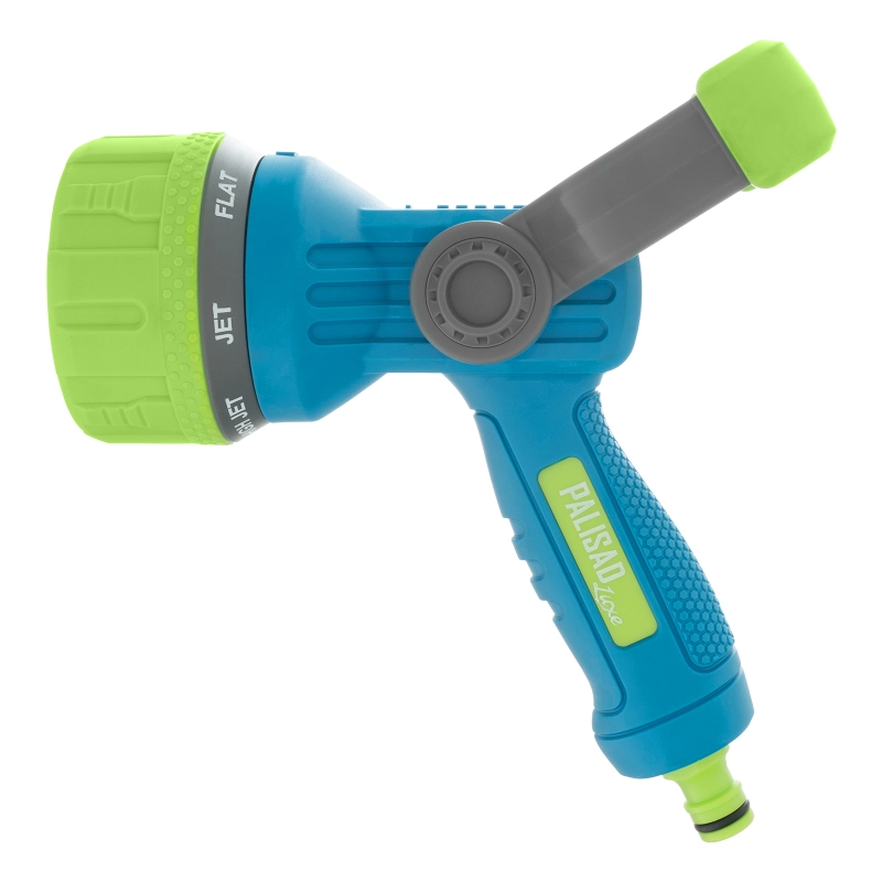 Пистолет-распылитель, 7 режимов, плавный регулятор напора, LUXE Palisad (65139)