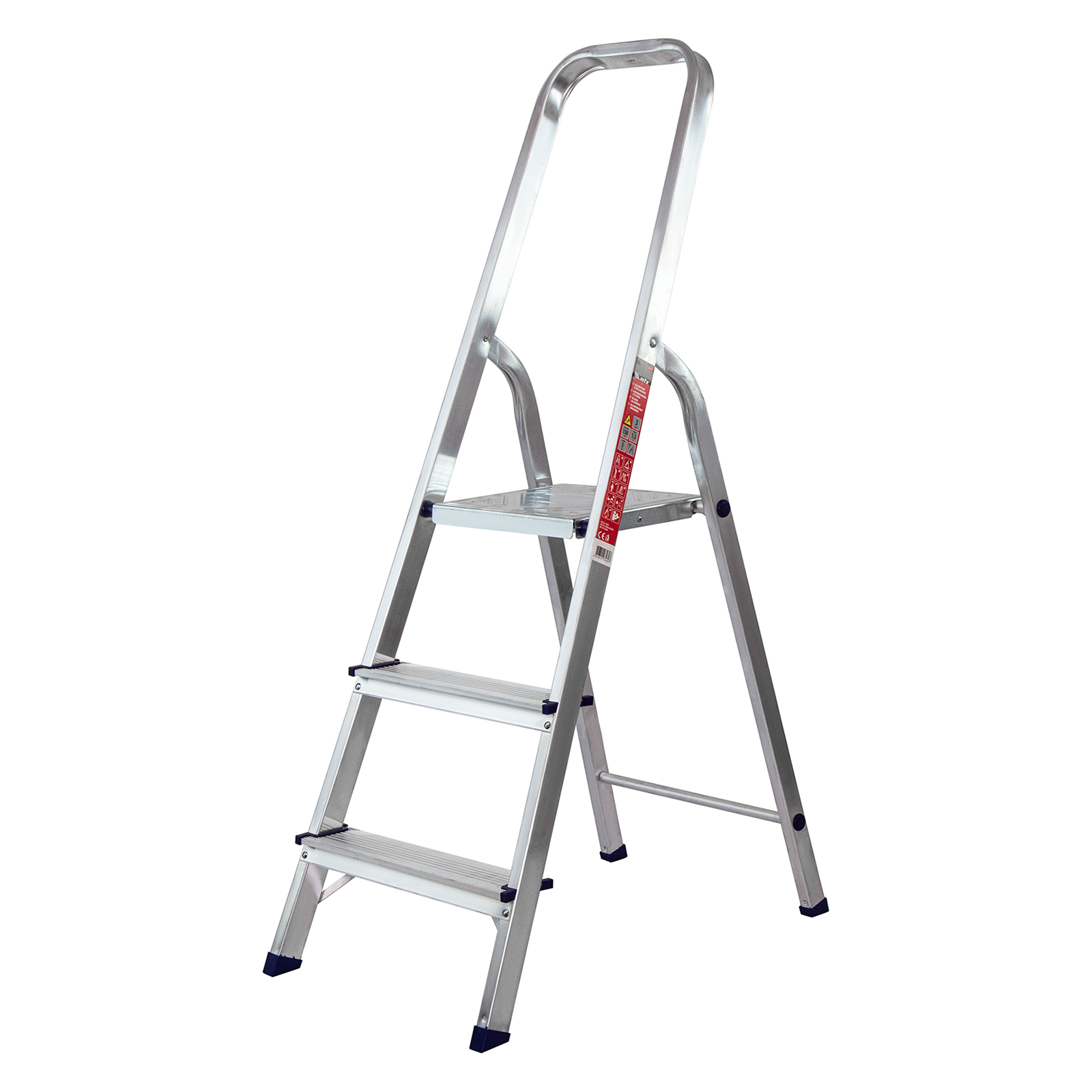 Стремянка усиленная, 3 ступени, алюминиевая, MTX (9771277)