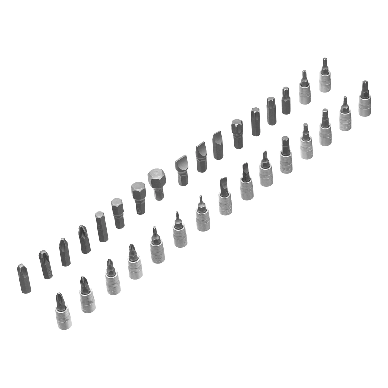 Набор инструмента, 1/2", 1/4", пластиковый кейс, 83 предмета Сибртех (13500)