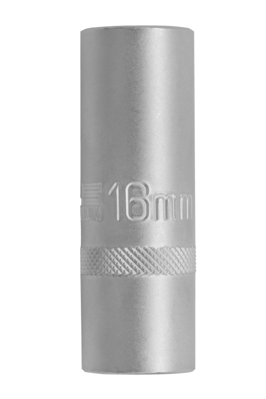 Головка торцевая свечная, шестигранная, 16 мм, под квадрат 1/2 Stels (13634)