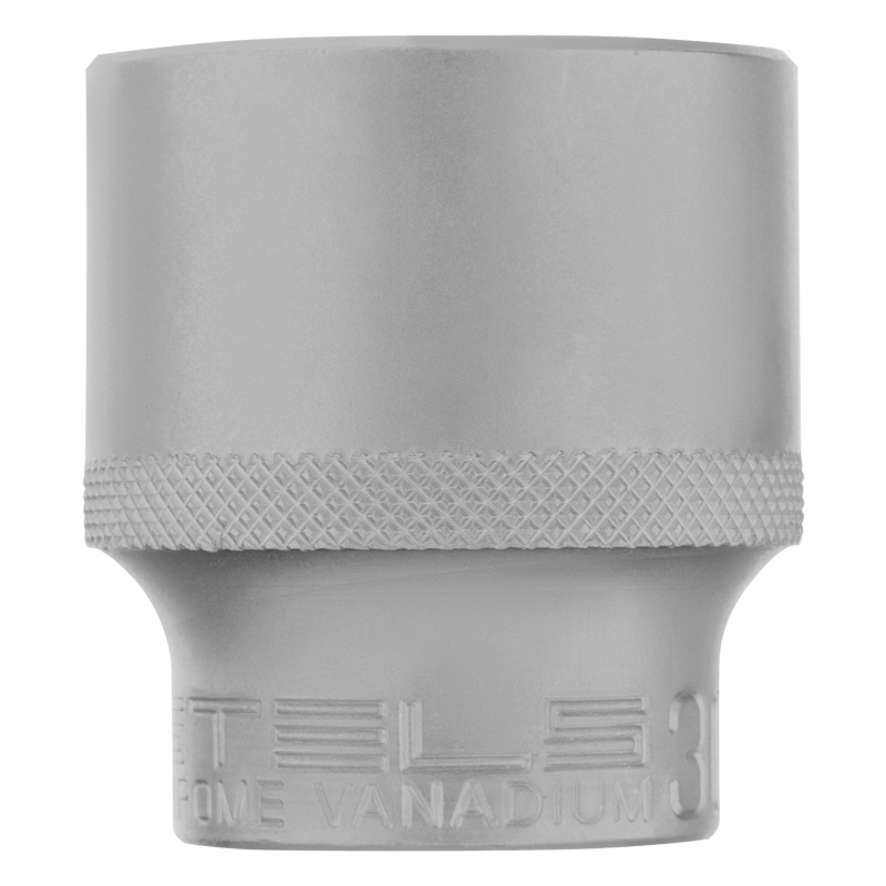 Головка торцевая, 30 мм, двенадцатигранная, CrV, под квадрат 1/2, хромированная Stels (13673)