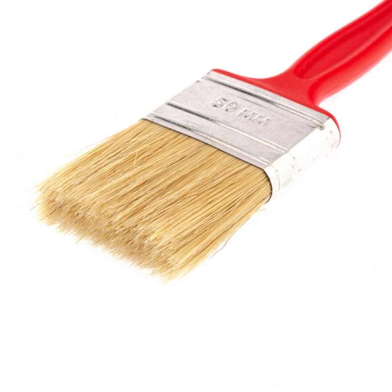 Кисть флейцевая удлиненная, 50 x 12, натуральная щетина, пластиковая ручка Matrix (83402)