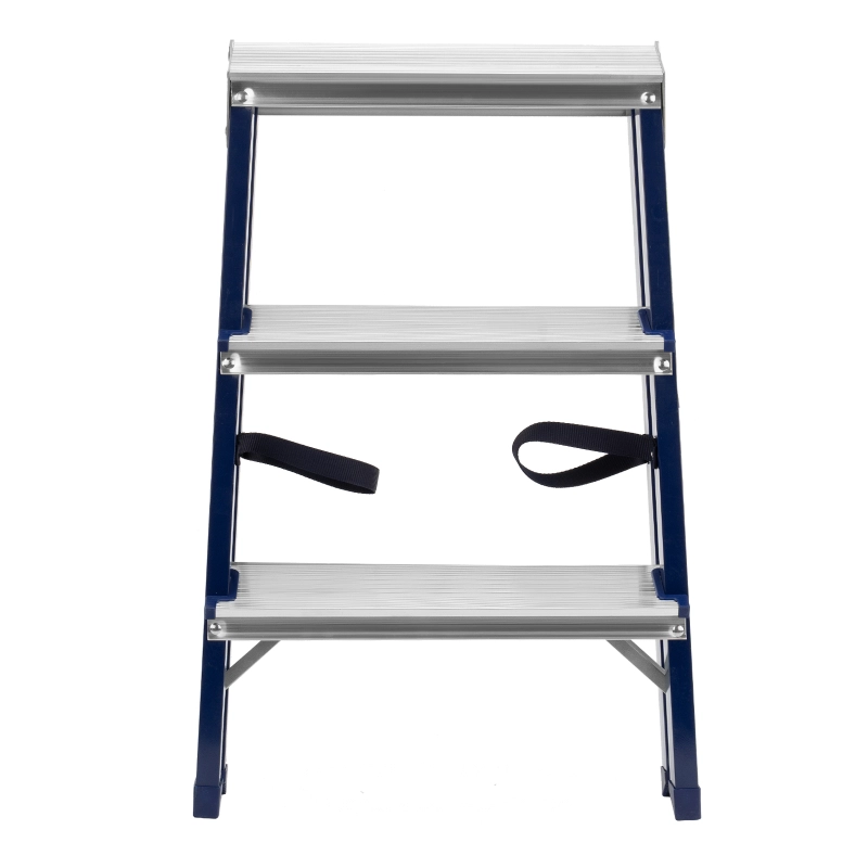 Стремянка двусторонняя 3 ступени, стальная, Сибртех (97933)