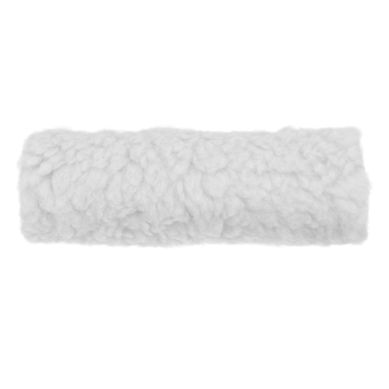 Валик сменный с натуральным мехом, 200 мм, ворс 12 мм, D 48 мм, D ручки 6 мм, Сибртех (80128)