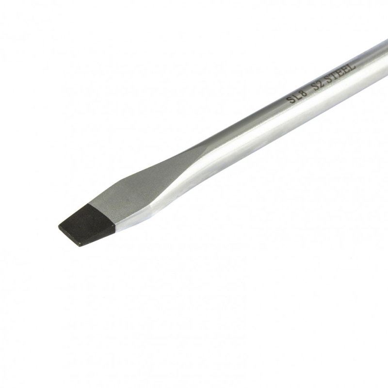 Отвертка Profi, SL8 х 150 мм, S2, двухкомпонентная рукоятка Matrix (11830)