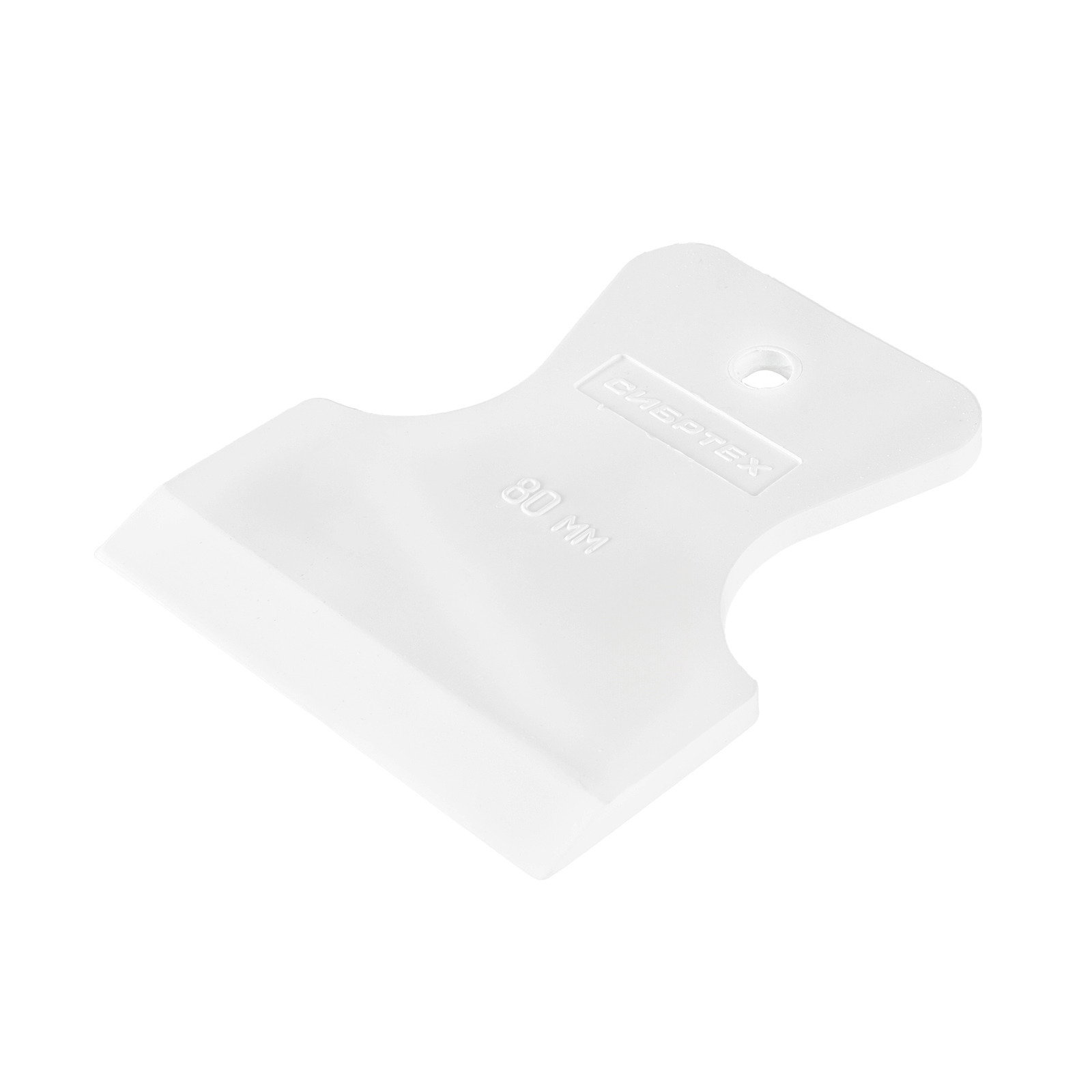 Шпатель, белая резина, 80 мм Сибртех (85833)