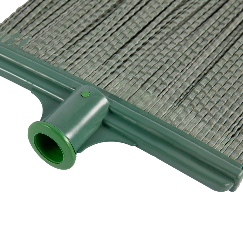 Метла полипропиленовая, 270 х 260 мм, плоская распушенная, без черенка, Сибртех (63207)