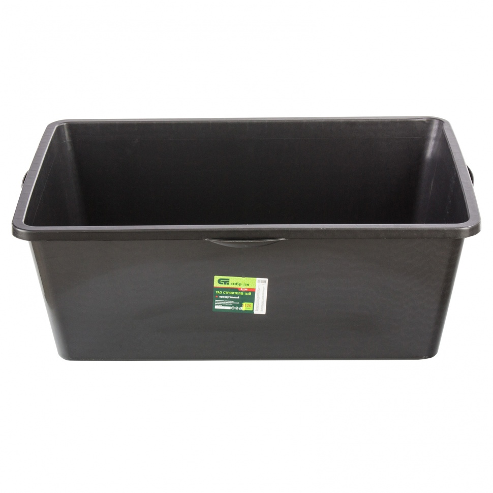 Таз прямоугольный строительный, 120 л Сибртех (81449)