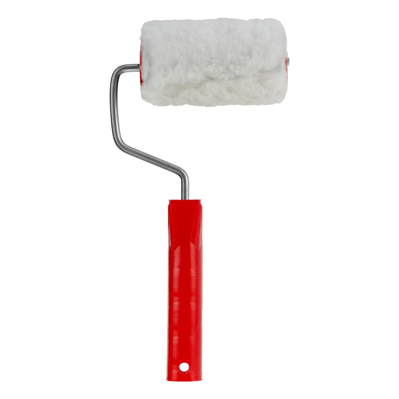 Валик "Искусственный мех", в сборе, 100 мм, D 48 мм, D ручки 6 мм, крепление шплинтом Сибртех (80151)