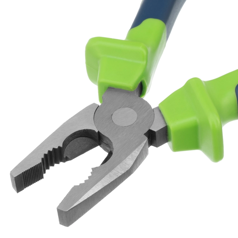 Плоскогубцы комбинированные, 200 мм, двухкомпонентные рукоятки Сибртех (17052)