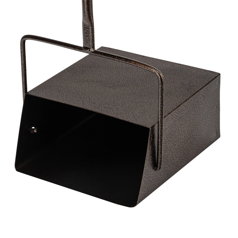 Совок-ловушка хозяйственный, металлический (h-850 мм) металлическая ручка (96870)