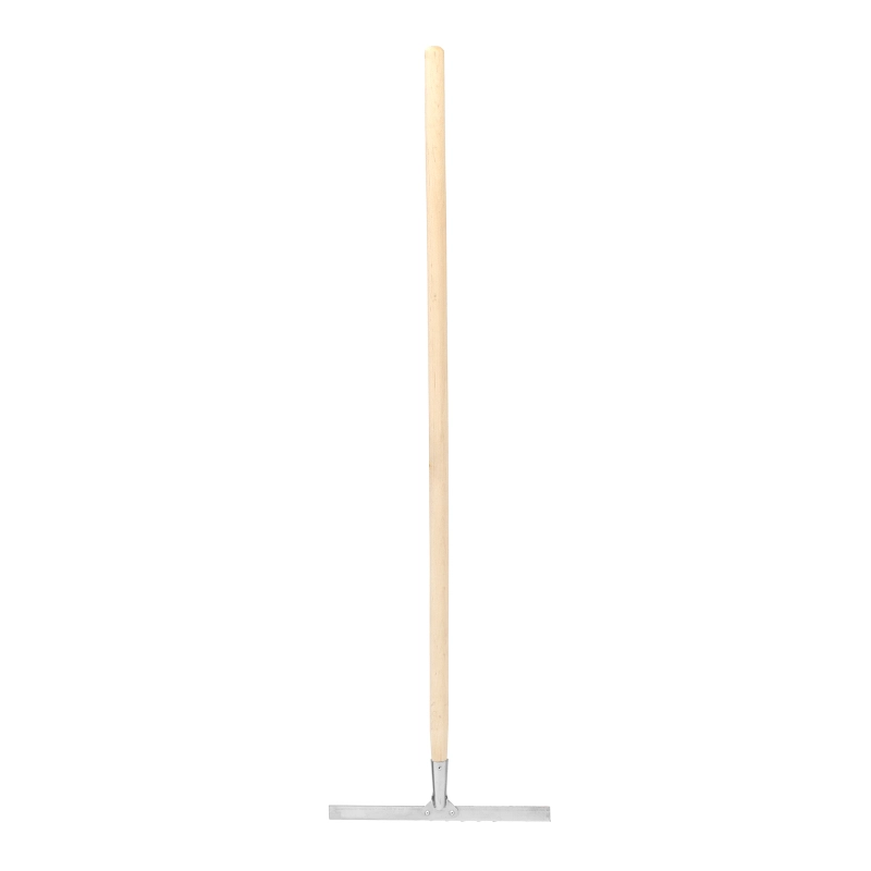 Грабли, нержавеющая сталь, 340 х 1300 мм, 14 витых зубьев, деревянный черенок, Сибртех (61760)