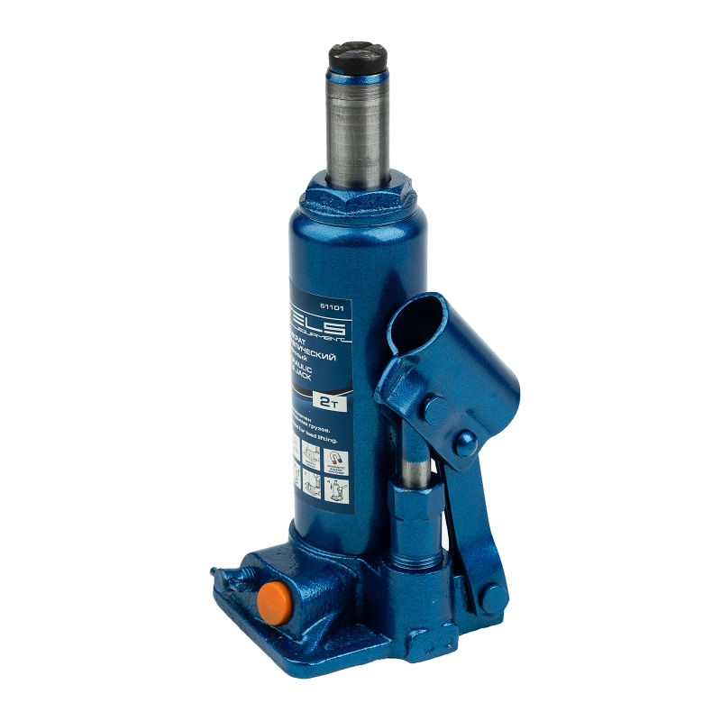 Домкрат гидравлический бутылочный, 2 т, H подъема 181-345 мм Stels (51101)