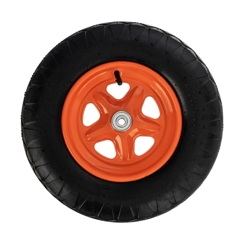 Колесо пневматическое «Звезда» 4.80/4.00-8 D380 мм, внутренний диаметр подшипника 12 мм, длина оси 90 мм Palisad (689475)