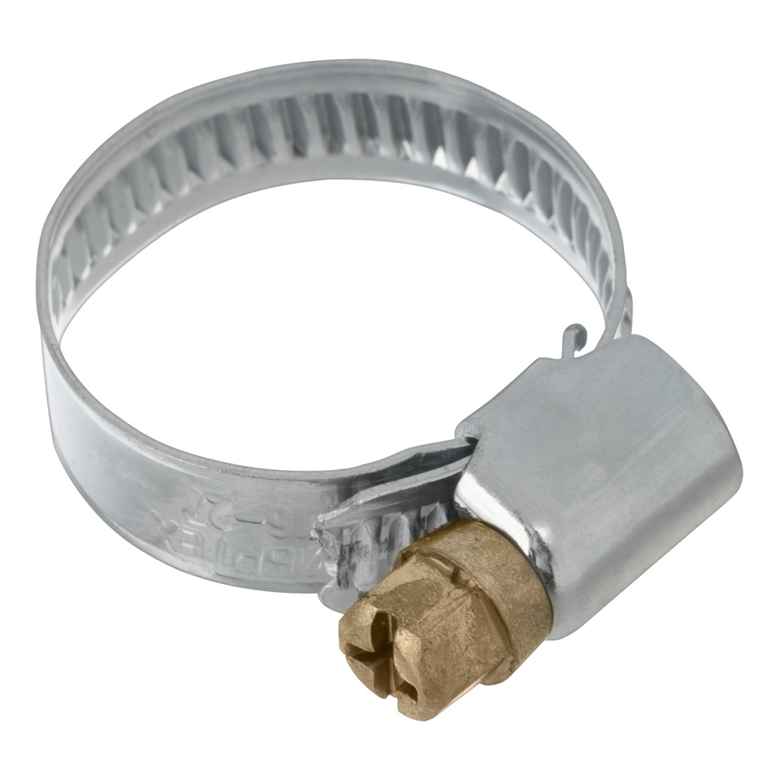 Хомуты металлические, Стандартное болтовое крепление 16-27 мм, 100 штук в упаковке, ширина 9 мм Сибртех (47558)