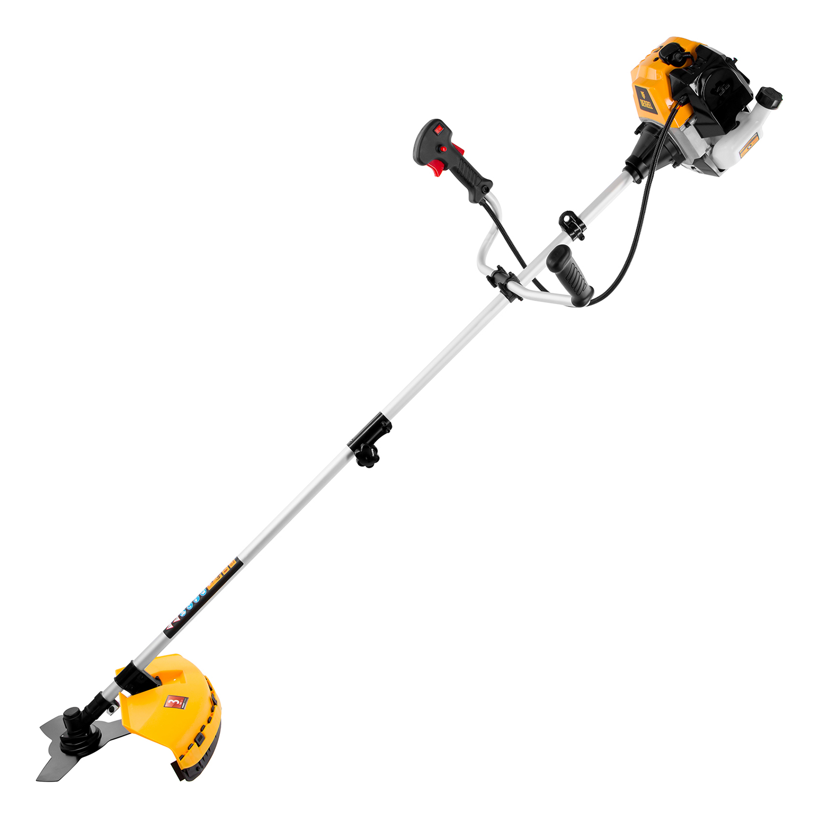 Триммер бензиновый DR-52S, 52 см3, разъемная штанга, состоит из 2 частей Denzel (96276)