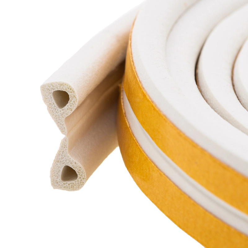 Уплотнитель резиновый, 6 м, профиль "P", белый Сибртех (88913)