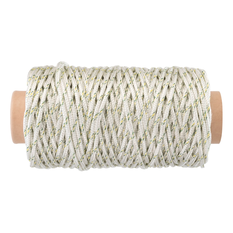 Фал плетеный капроновый с сердечником, 6 мм, L 100 м, 16-прядный, Сибртех (93969)