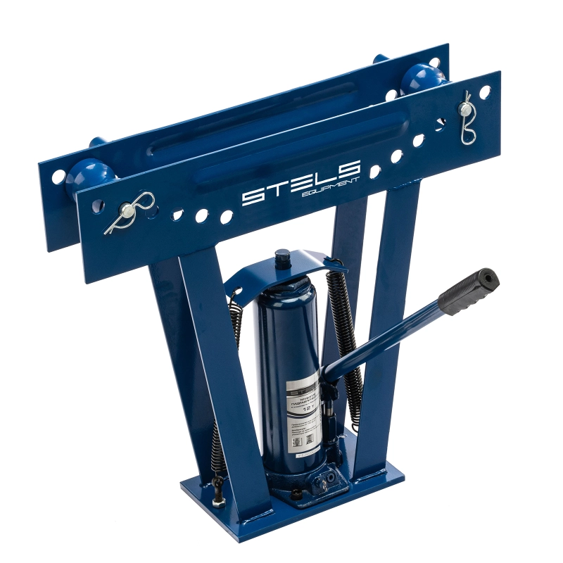 Трубогиб гидравлический, 1/2-2", 12 т, в комплекте с башмаками Stels (18116)