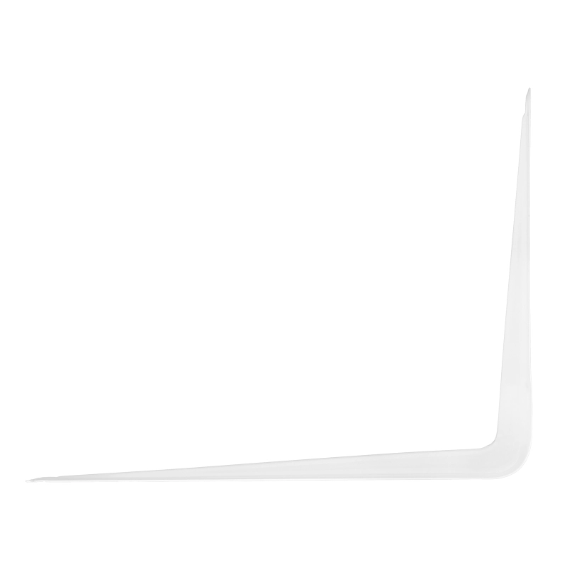 Кронштейн угловой с ребром, 175 х 225 мм, белый Сибртех (94016)