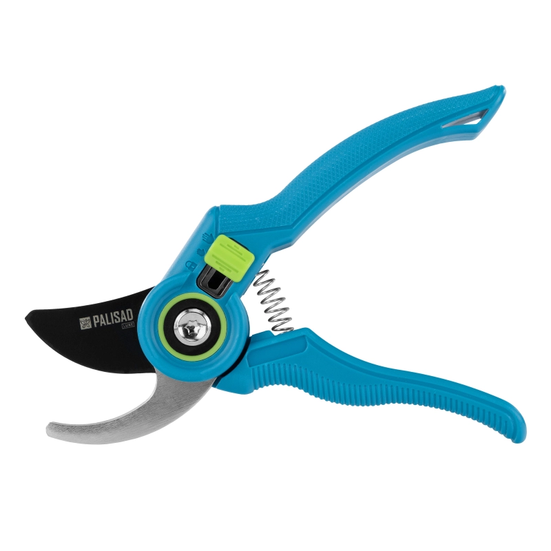 Секатор прямого реза, 210 мм, регулировка захвата, пластиковые рукоятки, LUXE Palisad (60457)