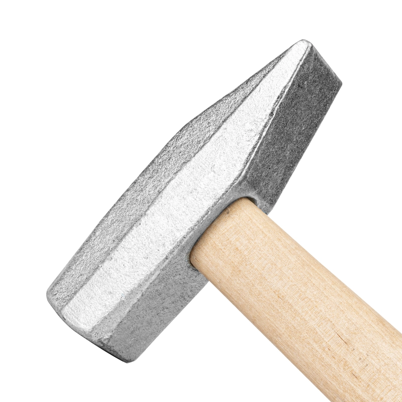 Молоток слесарный, 800 г, квадратный боек, деревянная рукоятка (10272)