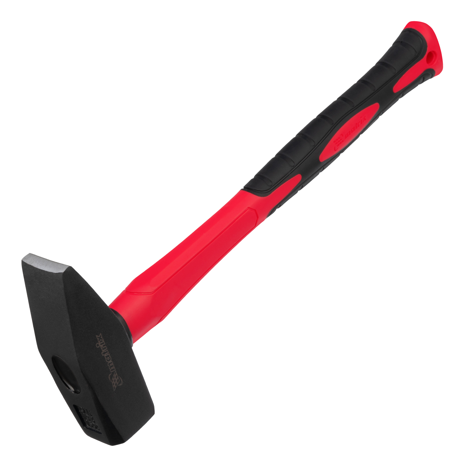 Молоток слесарный optimal, 1500 г, фибергласовая обрезиненная рукоятка, квадратный боек Matrix (10384)