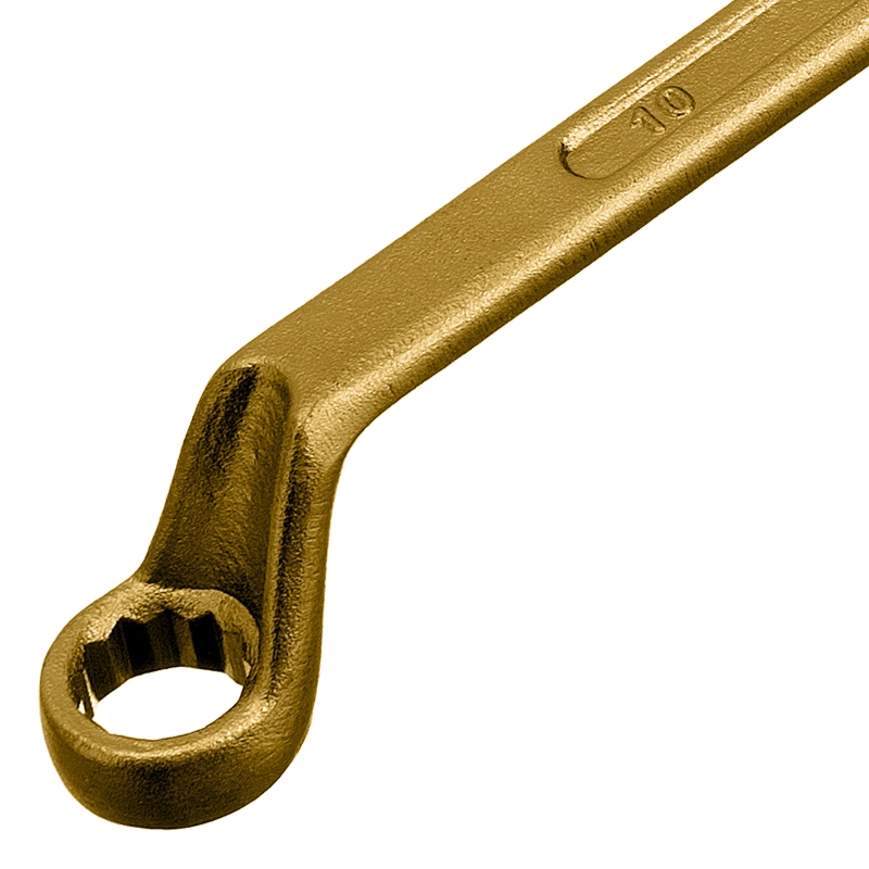 Ключ накидной, 8 х 10 мм, желтый цинк Сибртех (14614)
