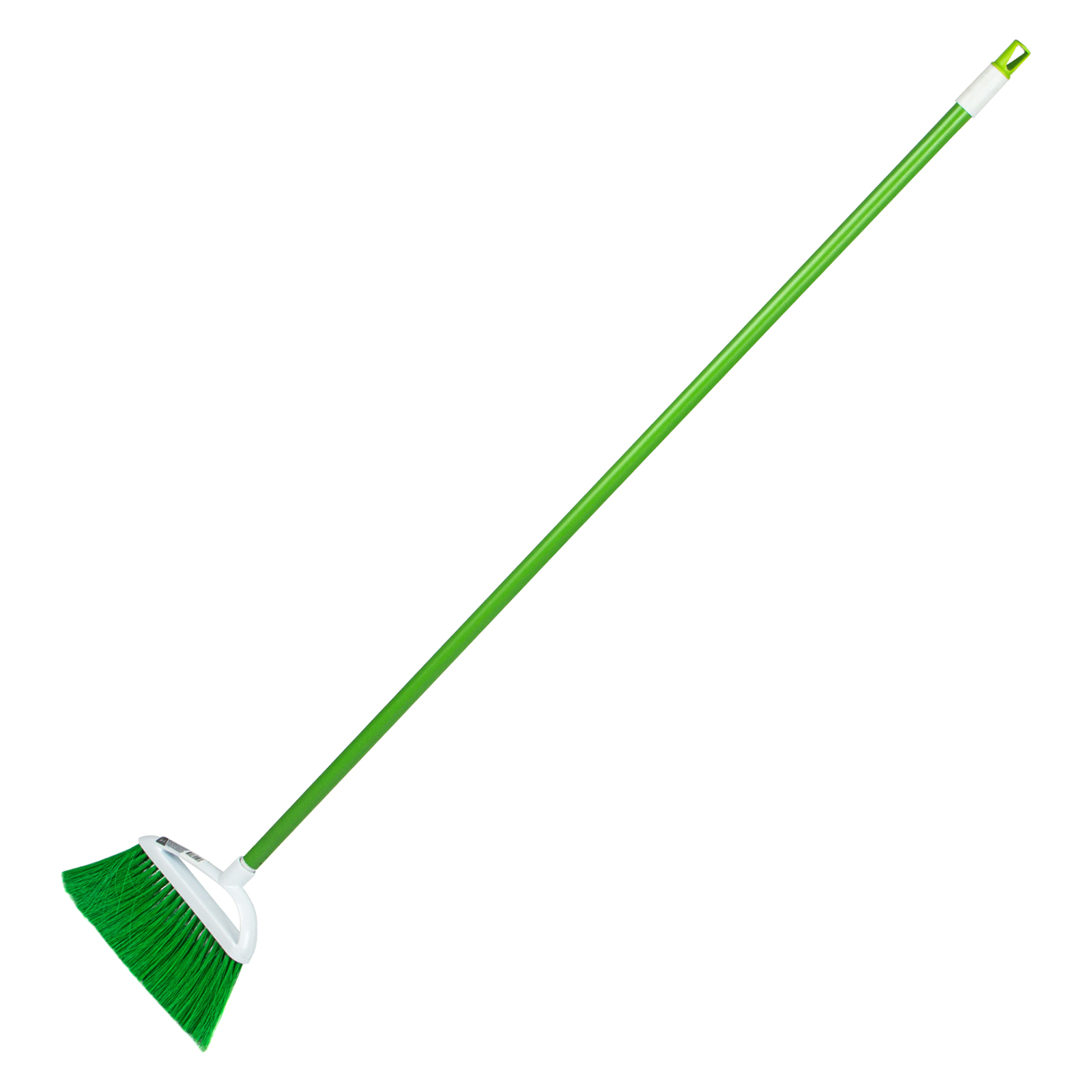 Щетка пластмасс. для подметания пола, премиум, 23 см, c черенком, 120 см, салатовая щетина, Home Palisad (935605)