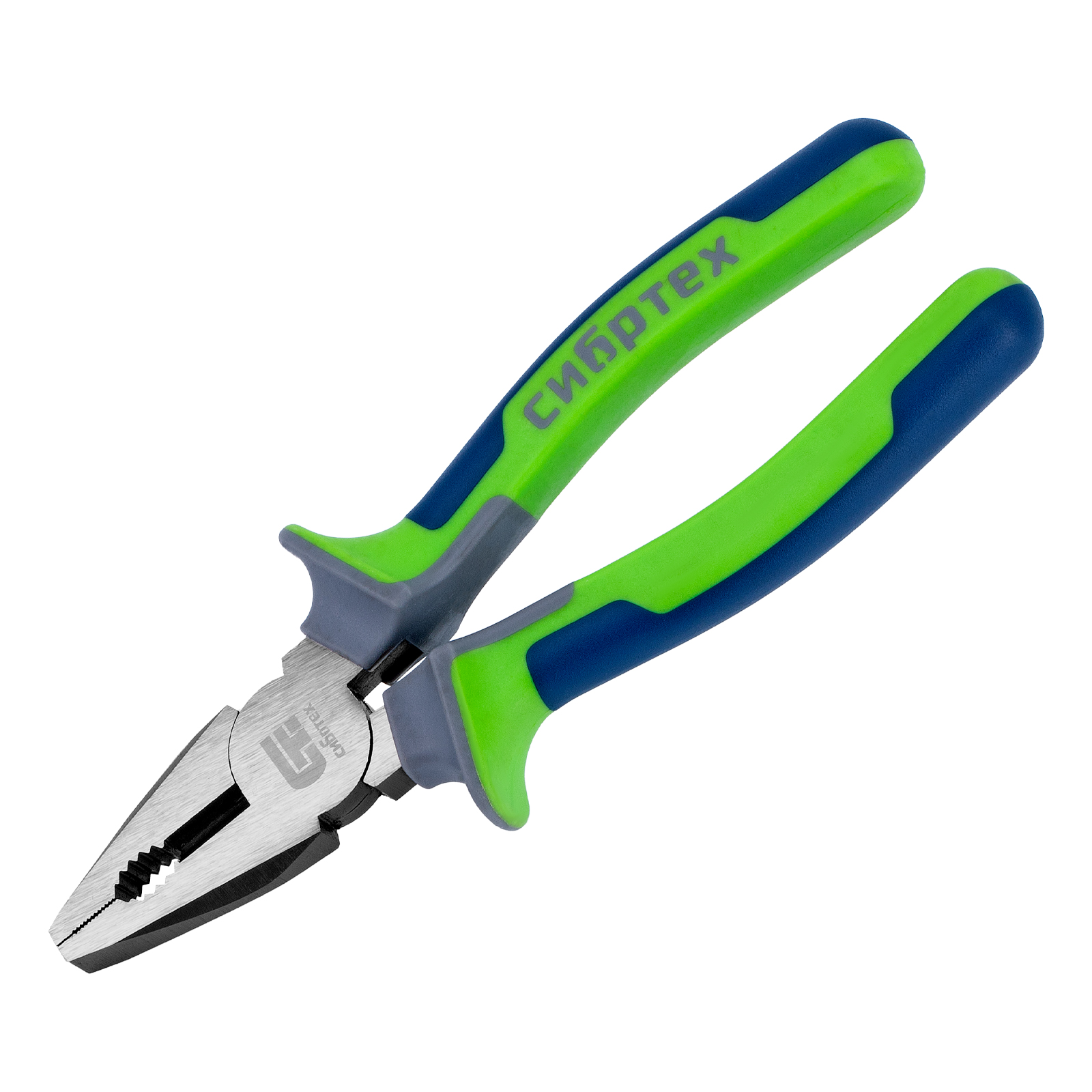 Плоскогубцы комбинированные, 200 мм, фосфатирование, трехкомпонентные рукоятки Сибртех (17055)