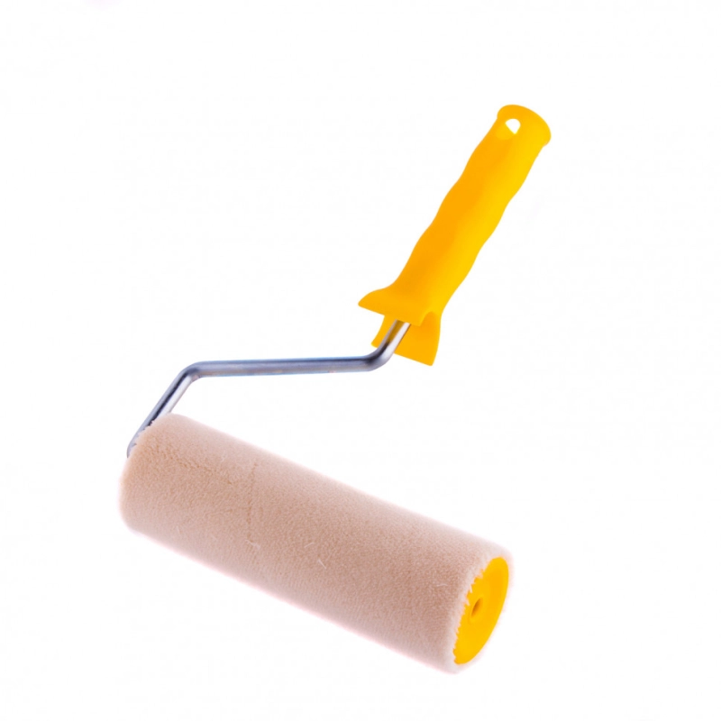 Валик "Лаки", 180 мм, ворс 5 мм, D 48 мм, D ручки 8 мм, Велюр Сибртех (80178)