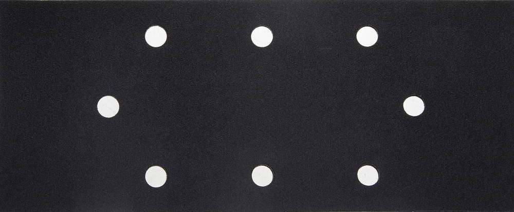 Лист шлиф. универсал. URAGAN ″Оптимален для твердых пород дерева″ 8 отверстий по линии, для ПШМ, P180, 93х230мм, 50шт