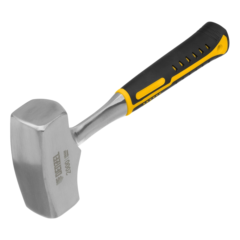 Кувалда 2 кг, цельнометаллическая, двухкомпонентная рукоятка Denzel (11013)