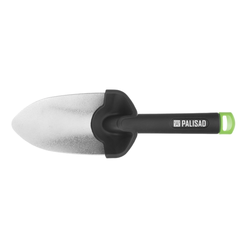 Совок посадочный широкий, 90х275 мм, стальной, полипропиленовая рукоятка, BASE Palisad (62066)