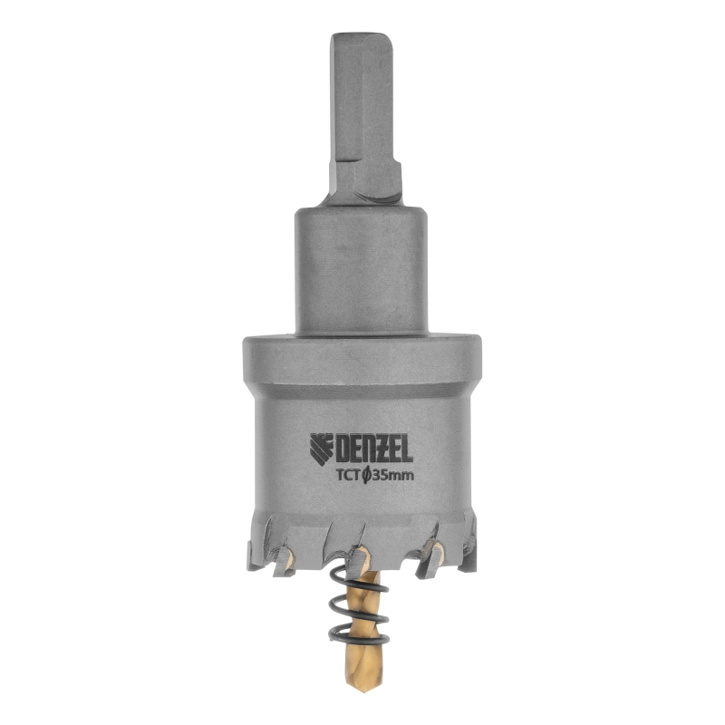 Коронка по металлу твердосплавная, 35 мм Denzel (724011)
