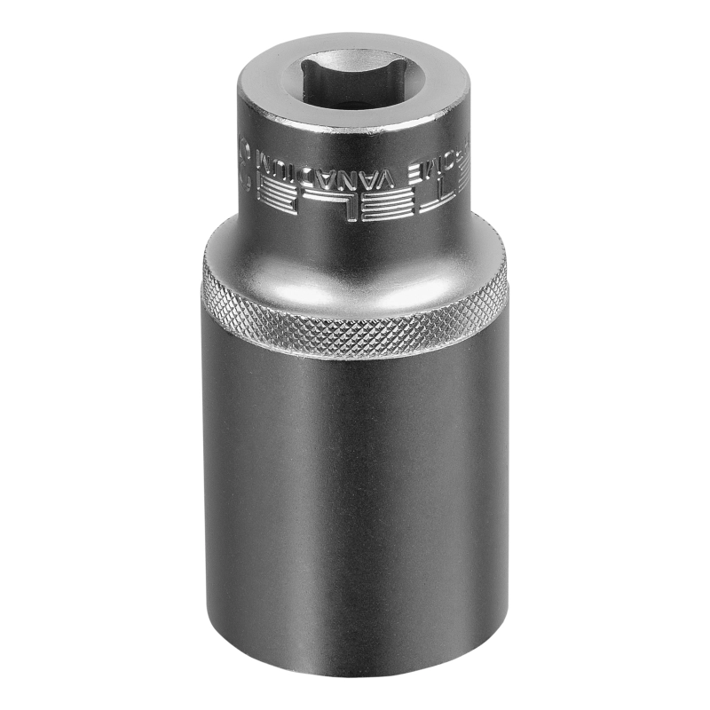 Головка торцевая удлиненная, 32 мм, шестигранная, CrV, под квадрат 1/2 Stels (13886)