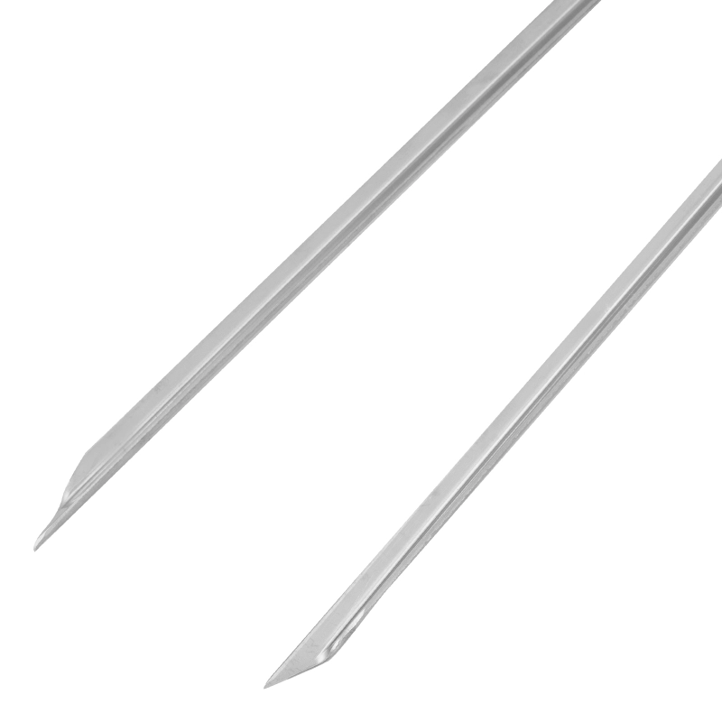 Вилка-шампур 640 x 2 x 12 x 2 мм, с деревянной рукояткой, нержавеющая сталь, Camping Palisad (69679)