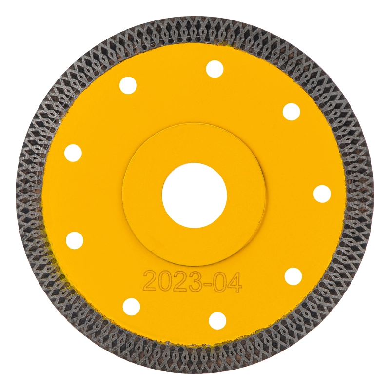 Диск алмазный отрезной 125 х 22,2мм, сплошной, супертонкий, горячий пресс, сухой/мокрый рез Denzel (73058)