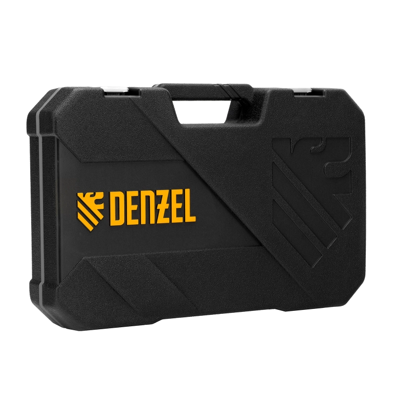 Набор инструментов, 1/2", 1/4", CrV, S2, пластиковый кейс, 94 предмета Denzel (15813)