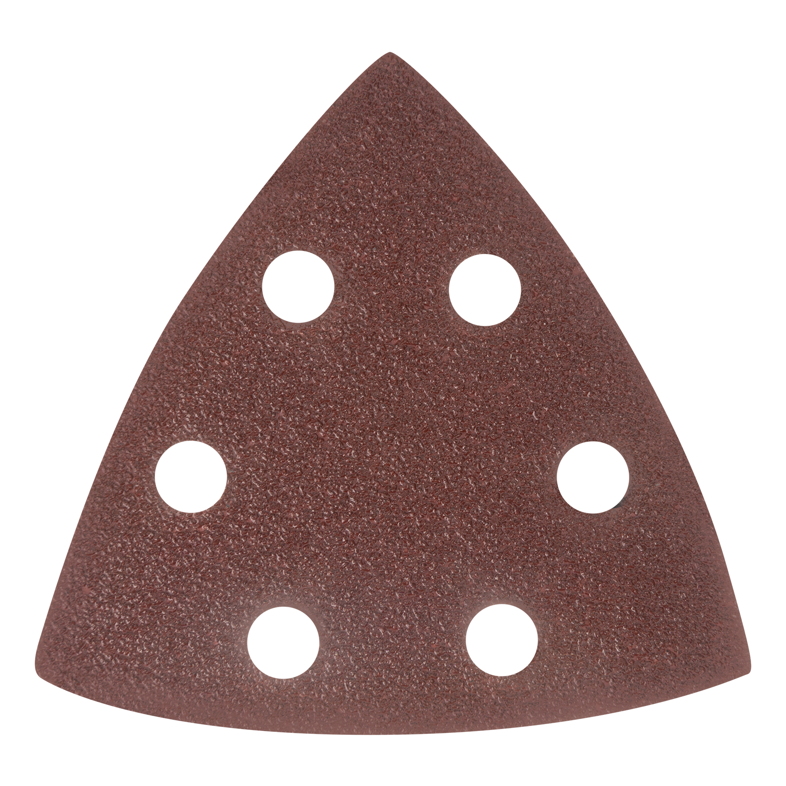 Треугольник абразивный на ворсовой подложке под "липучку", перфорированный, P 60, 93 мм, 5 шт Matrix (73858)
