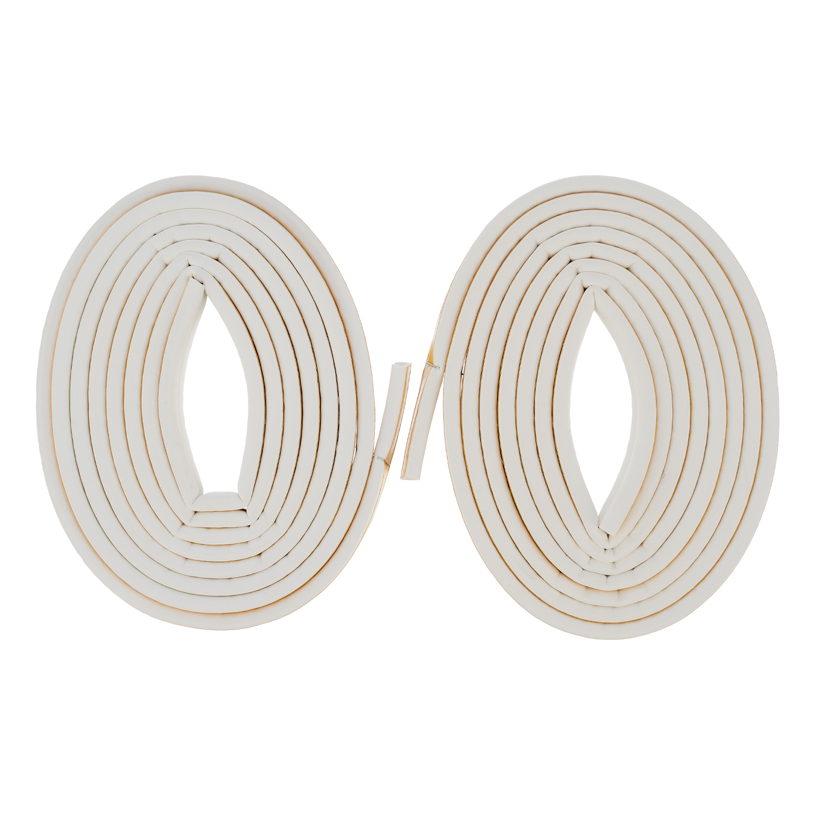 Уплотнитель, 12 м, профиль "D", белый Сибртех (93936)