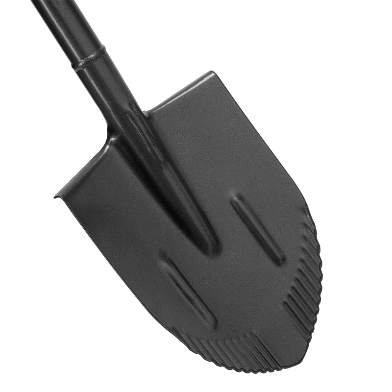 Лопата штыковая, 210х290х1150 мм, цельнометаллическая, с зубьями Сибртех (61369)