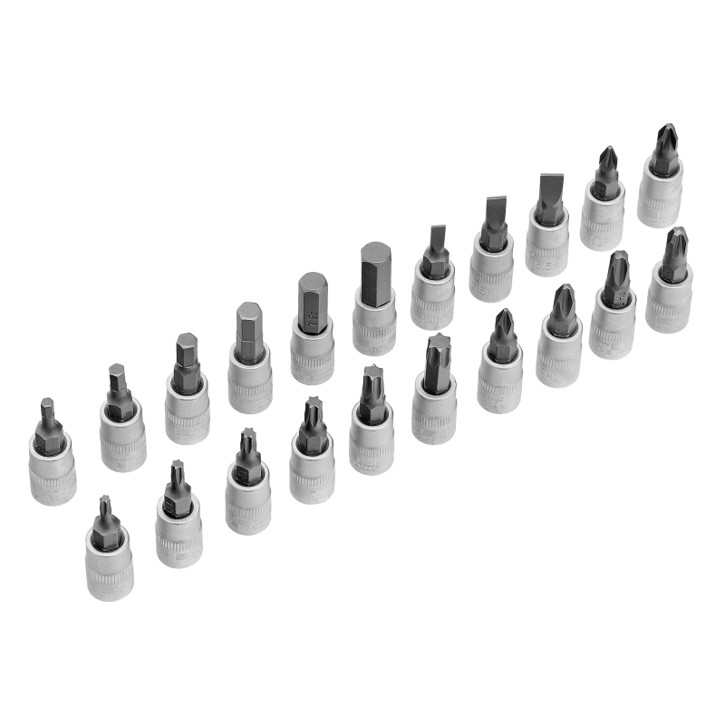 Набор инструментов, 1/4", Cr-V, S2, усиленный кейс, 47 предметов Stels (14099)