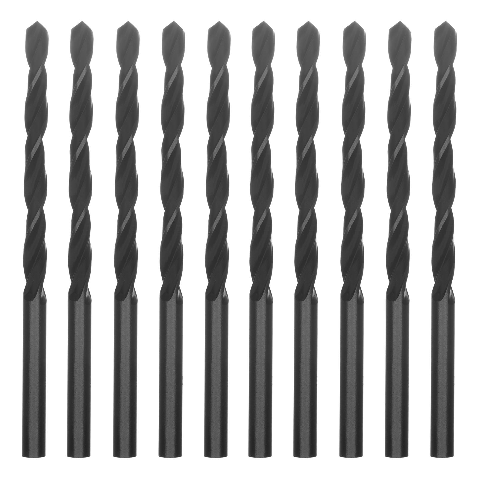 Сверло по металлу, 4.8 мм, быстрорежущая сталь, 10 шт, цилиндрический хвостовик Сибртех (72248)